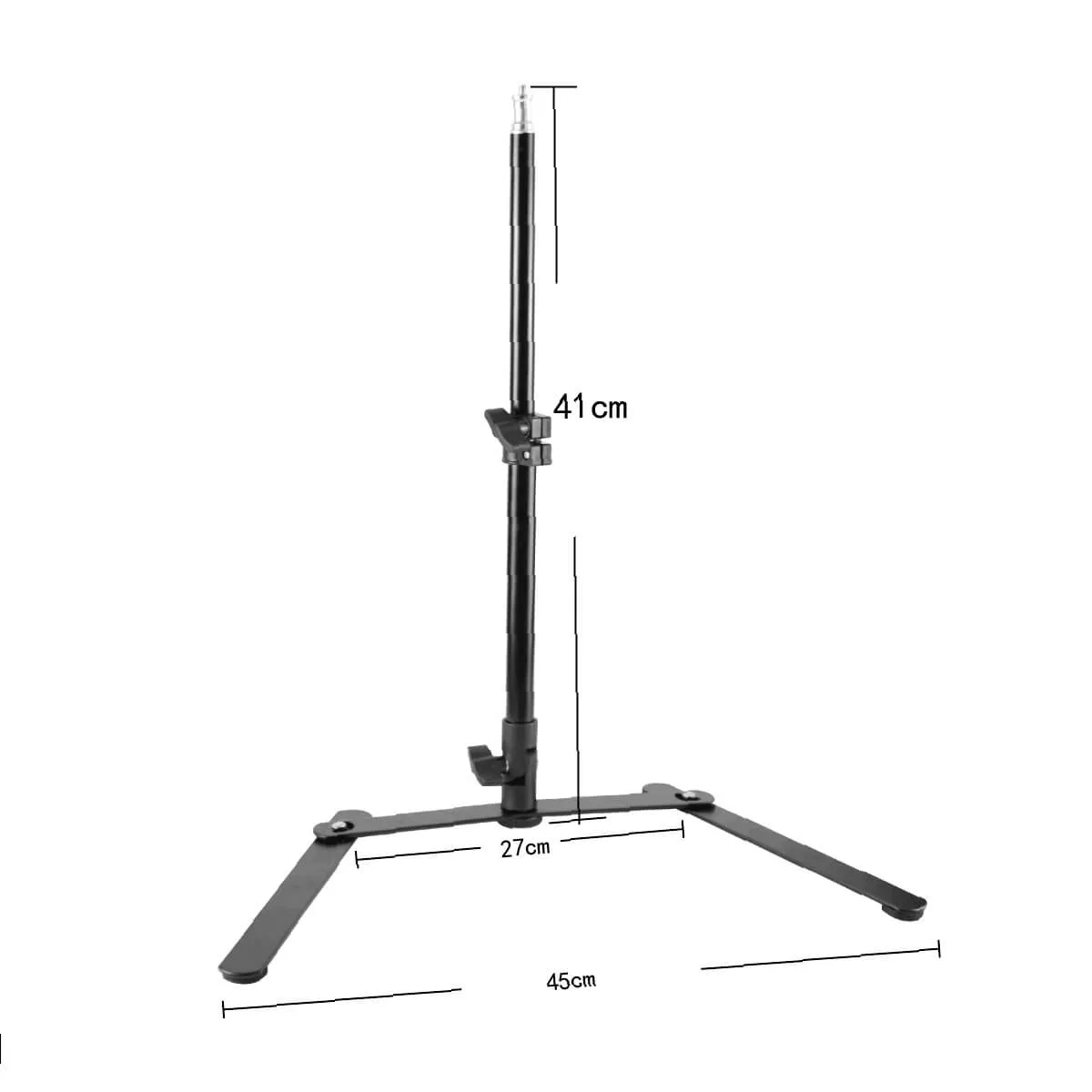 2-Sectioned Low Profile Table-Top Light Stand