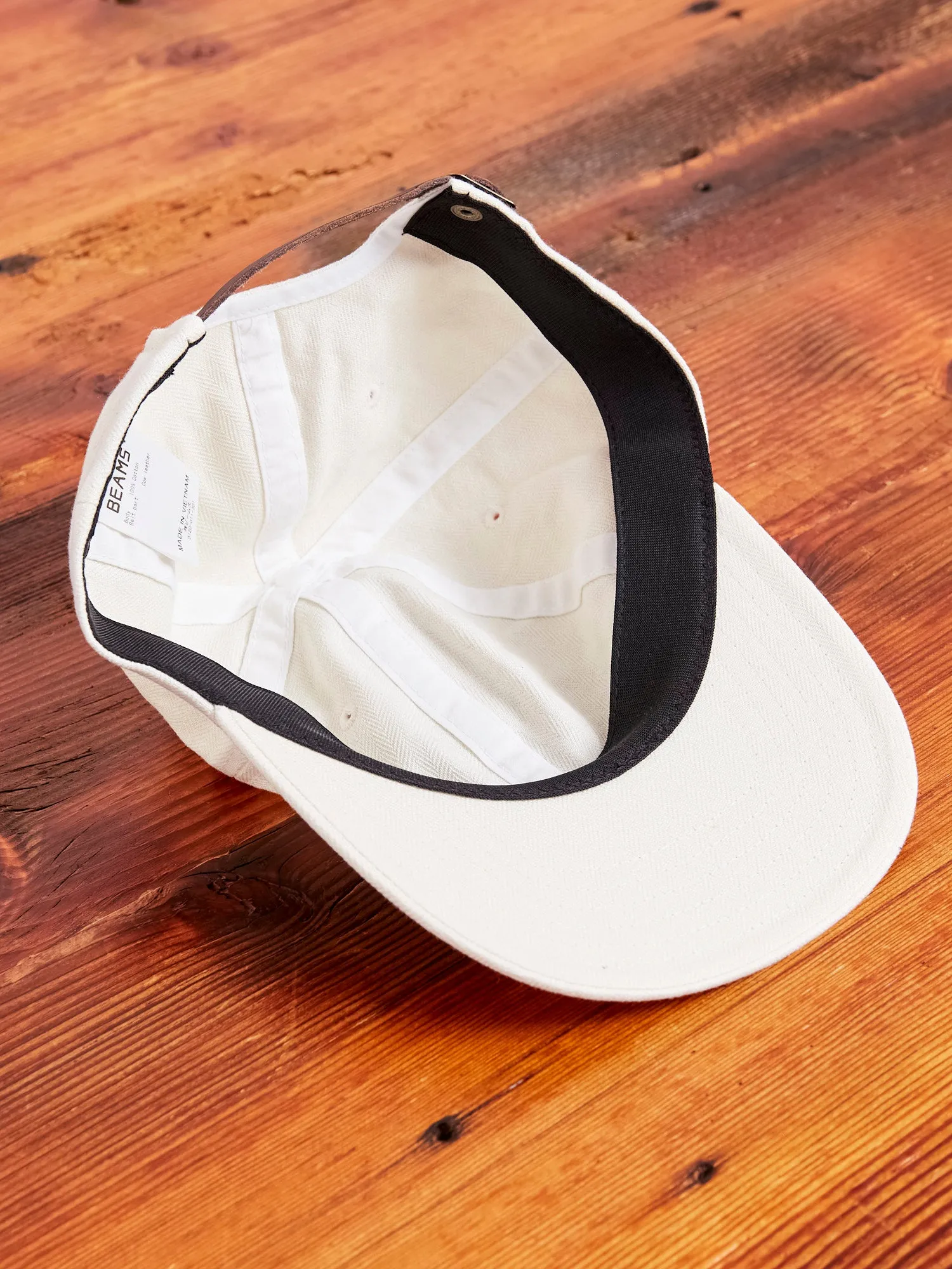 6-Panel HBT Cap in Ivory