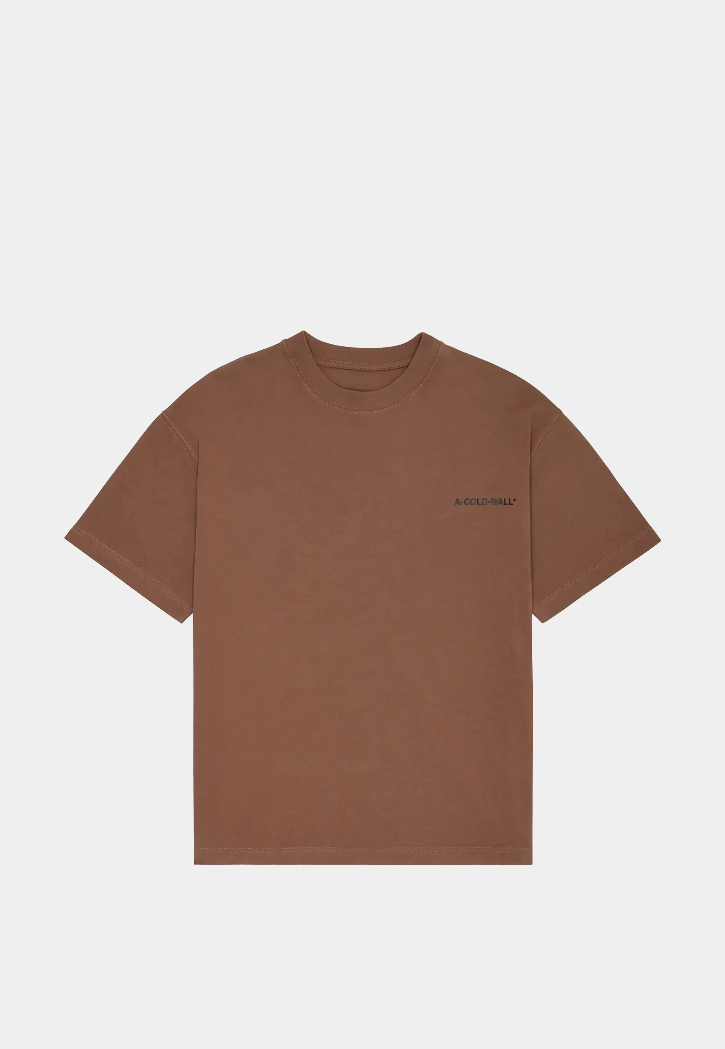 A Cold Wall Essentials Small Logo T-
Shirt Light Brown