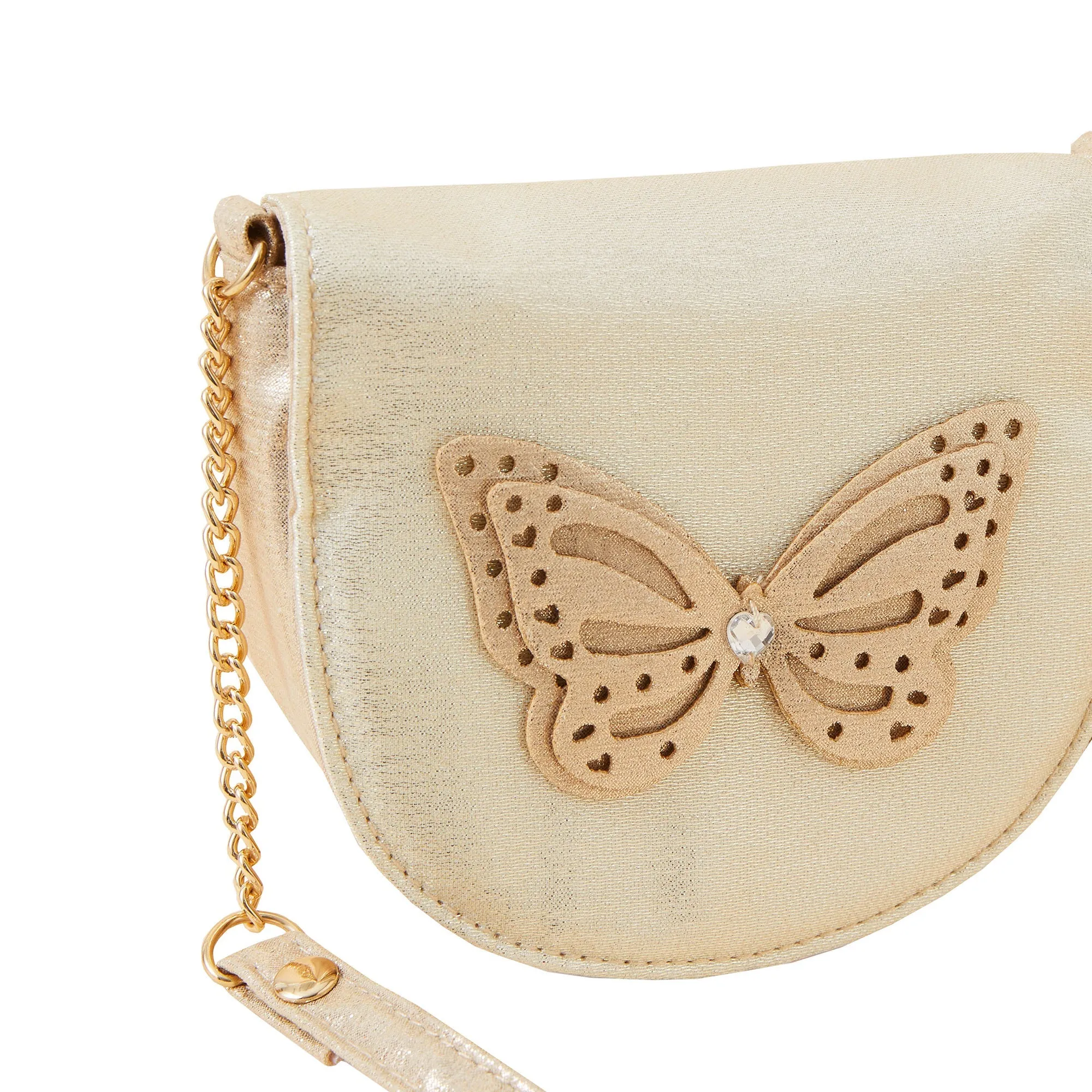 Accessorize London Girl's Kids Butterfly Embellished Bag