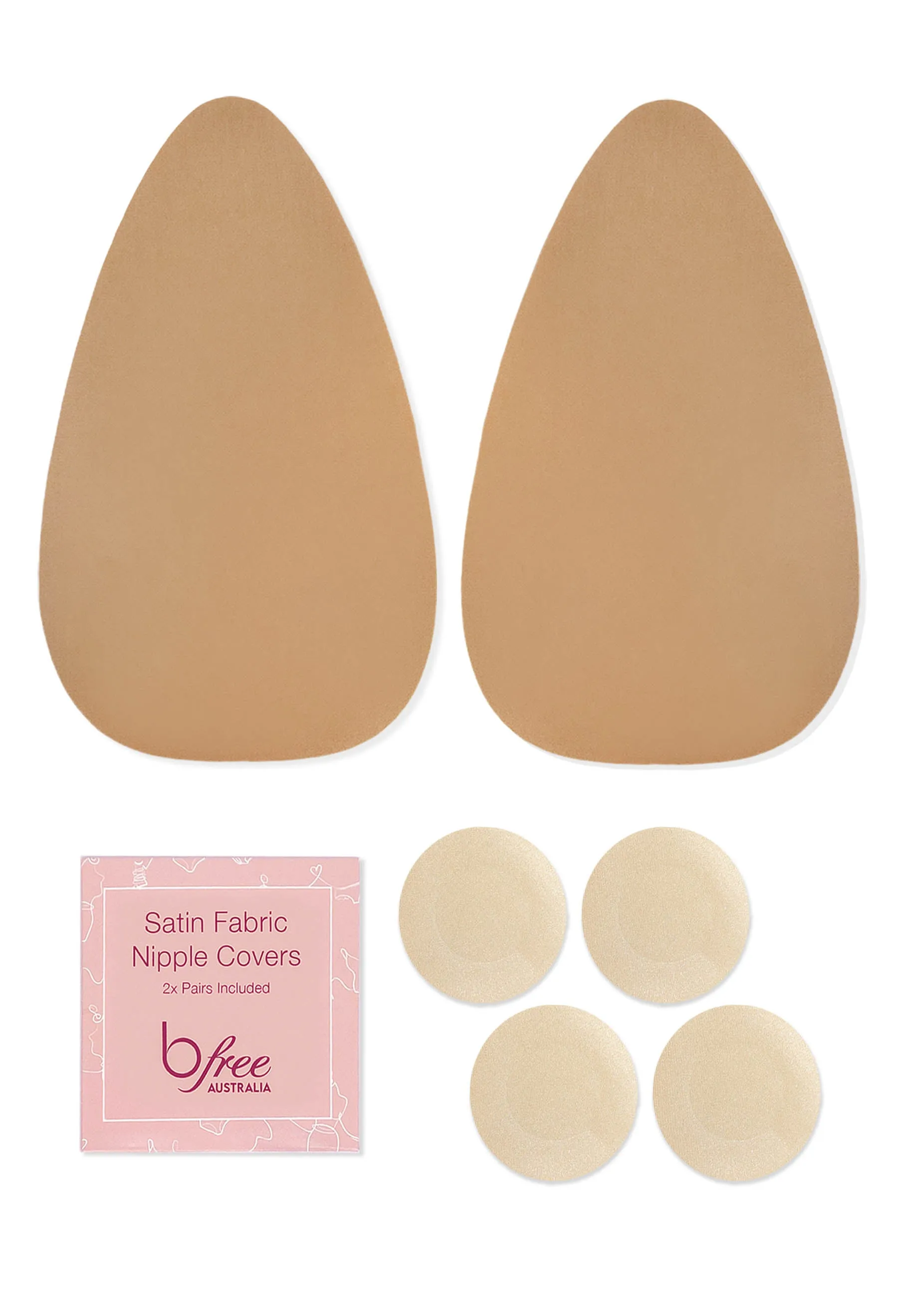 Adhesive Breast and Body Adhesive Lift & Nipple Covers Set