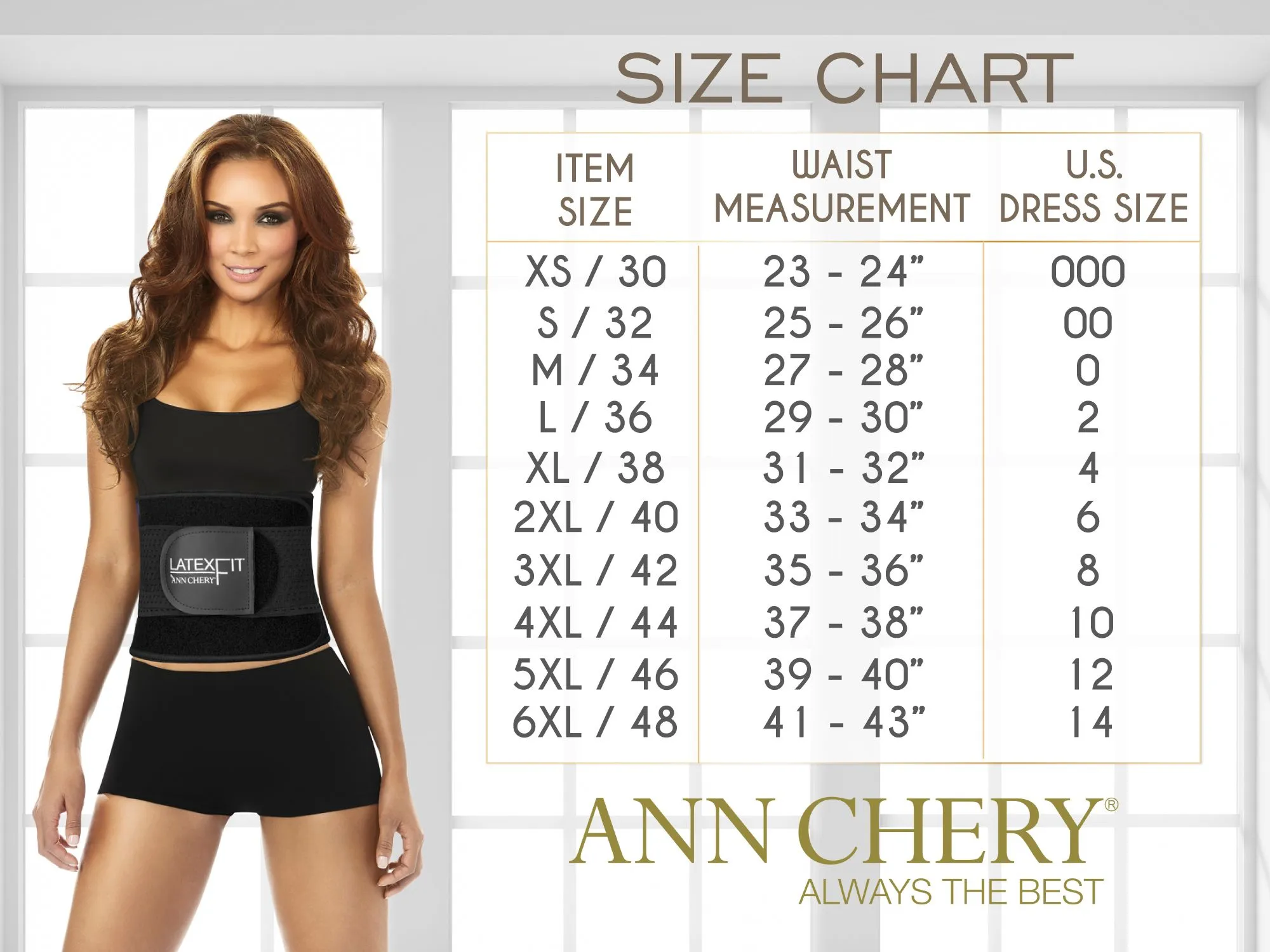 Ann Chery 5166 Powernet Melissa Shapewear Color Brown