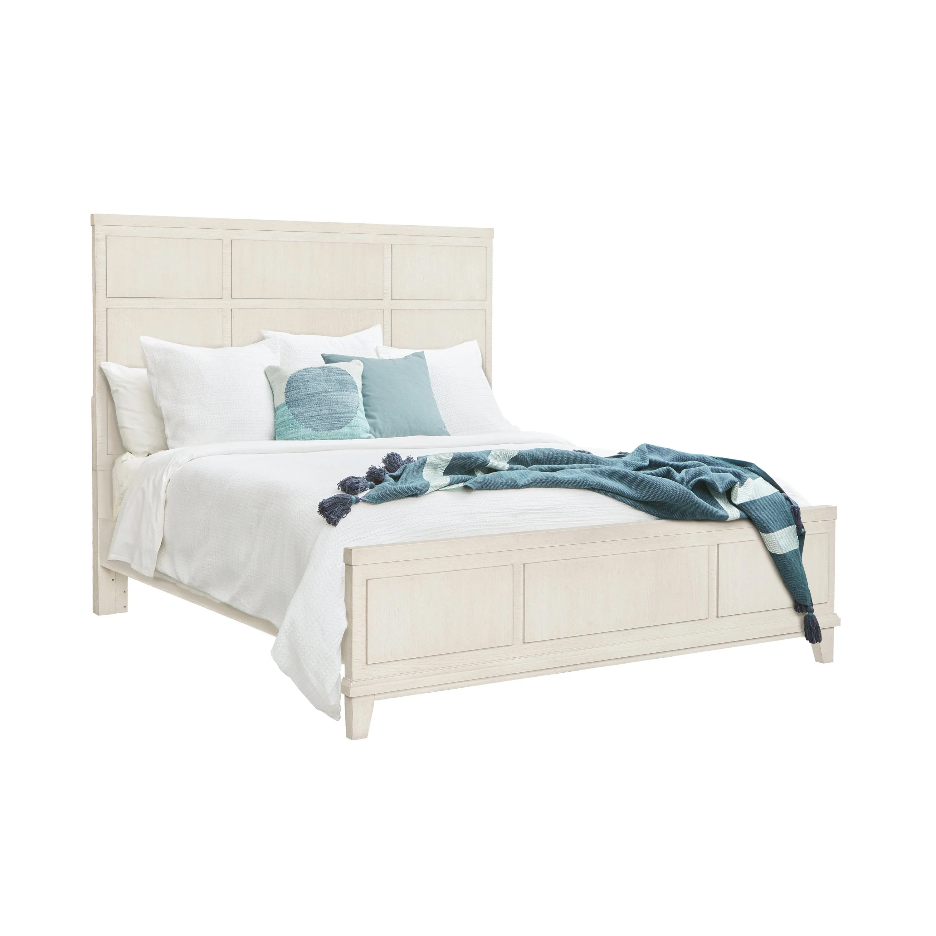 Aptal Natural Queen Panel Bed