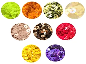 Assorted Pack Of 9 Sequins Combo 4