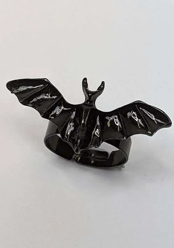 Bat [Black] | ADJUSTABLE RING