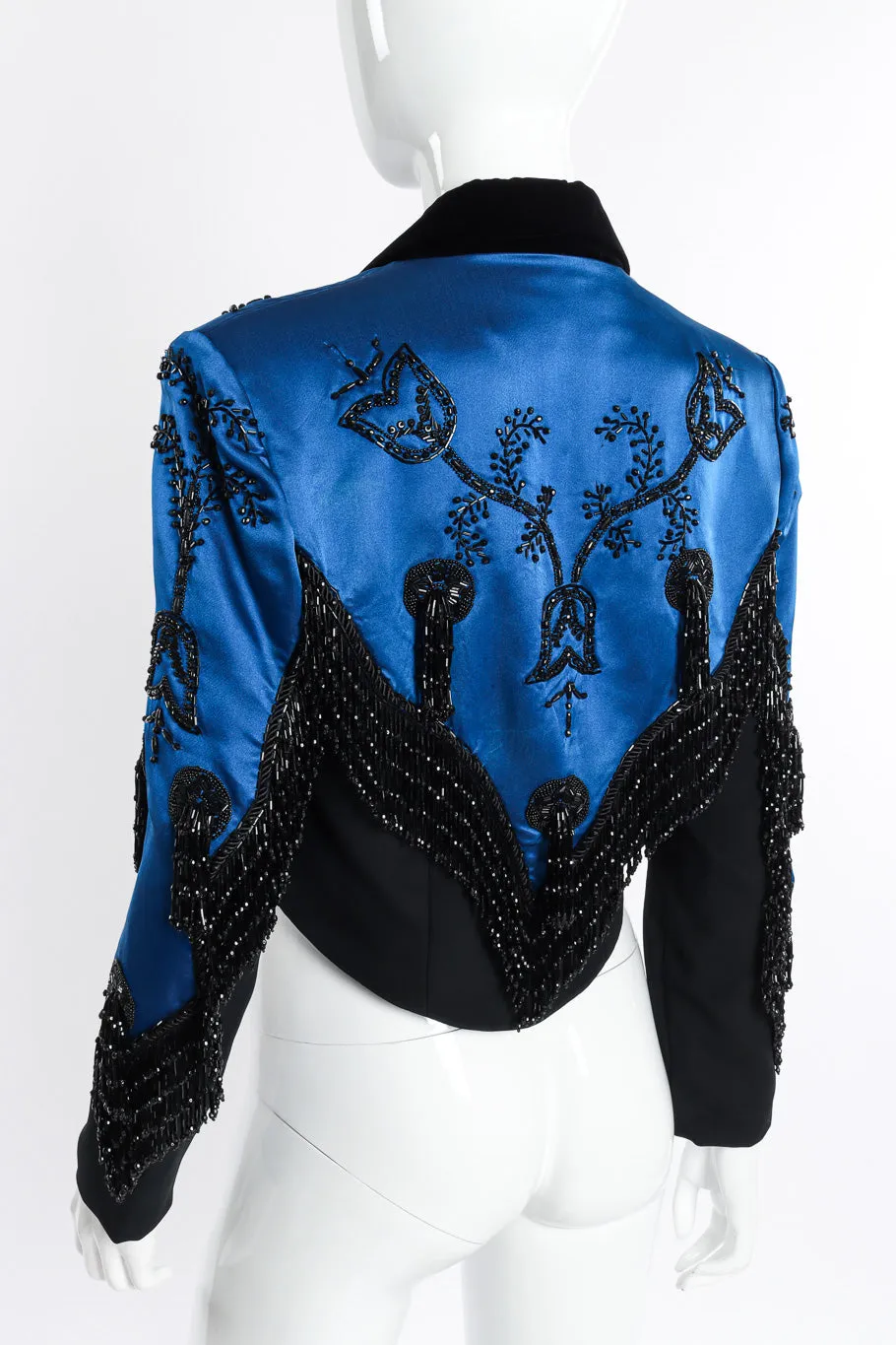 Beaded Fringe Crop Jacket