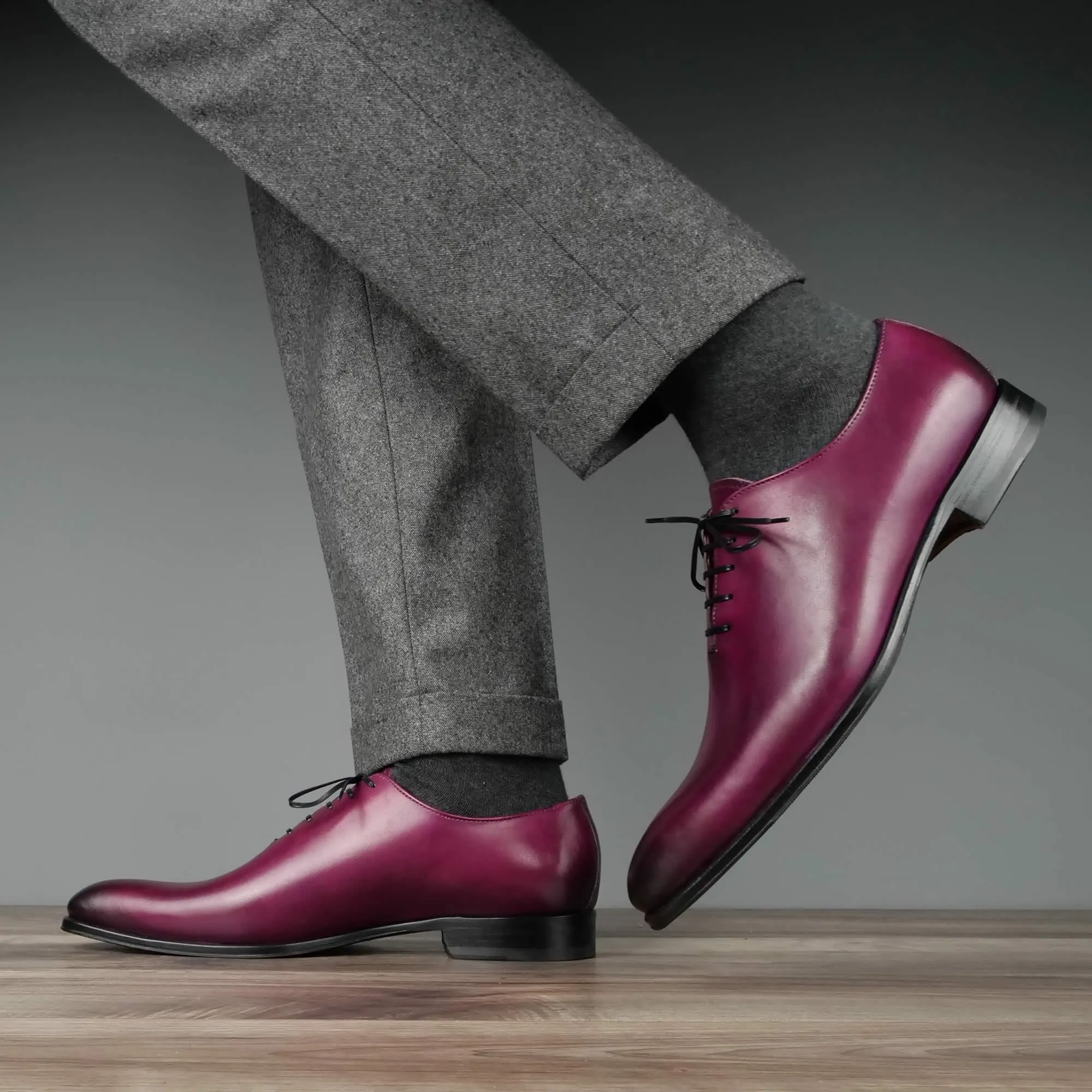 Benson Wholecut Oxford Plum