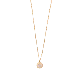 Boh Runga - Starburst Button Pendant - 9ct Yellow Gold