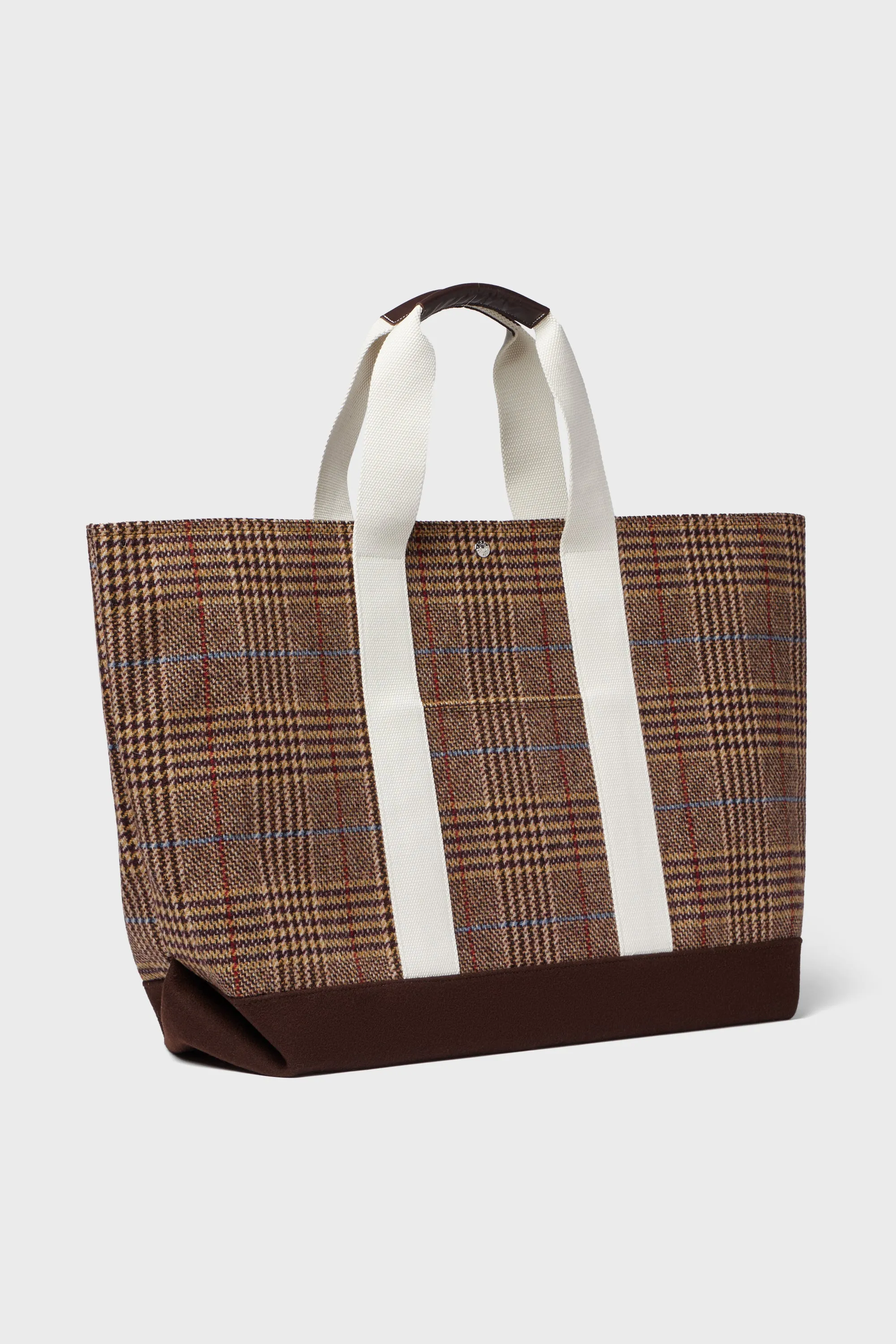 Bordeaux Plaid Tool XL Totes