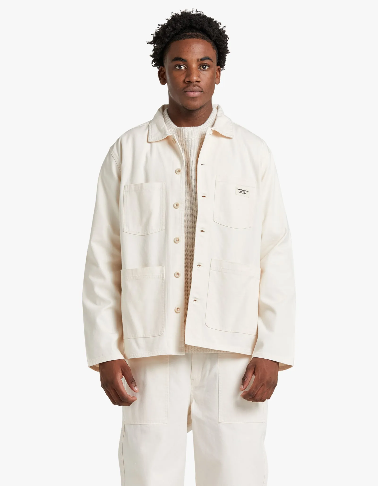 Canvas Jacket - Poreclain