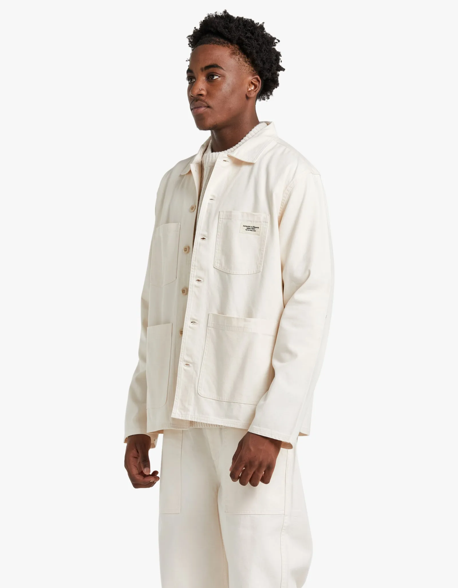 Canvas Jacket - Poreclain