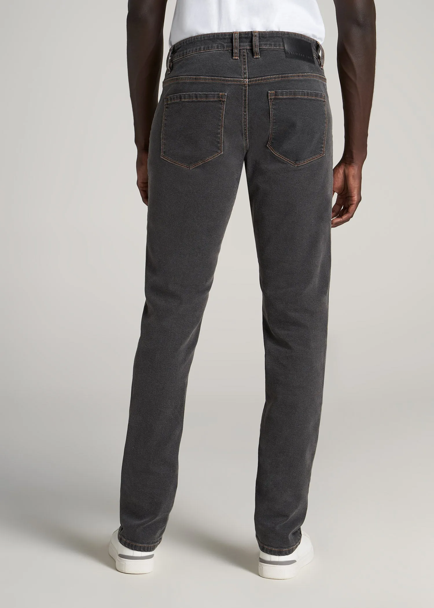 Carman TAPERED Jeans for Tall Men in Dark Grey Denim