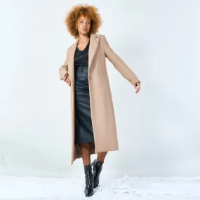 Classic tailored long coat wholesale