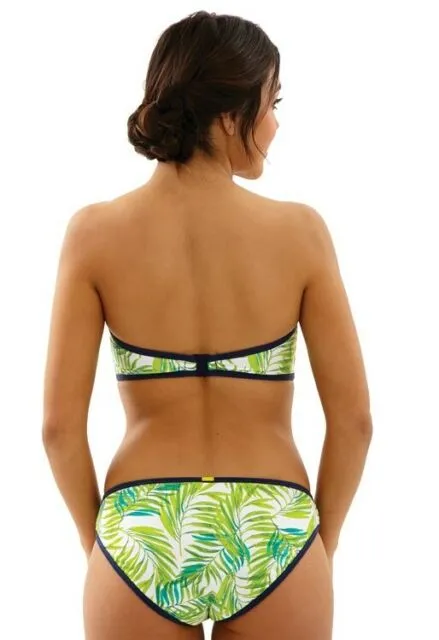 Cleo Swimwear - Avril Classic Pant CW0229 - Palm Print