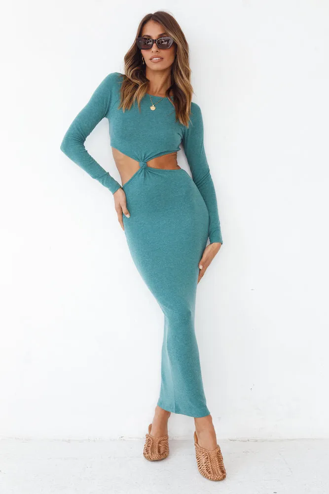 Delicacy Maxi Dress Green