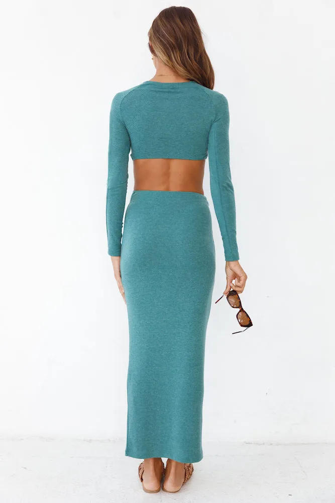 Delicacy Maxi Dress Green