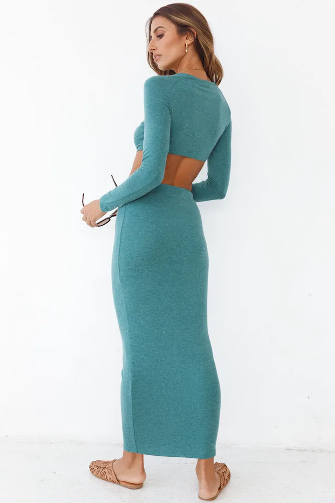 Delicacy Maxi Dress Green