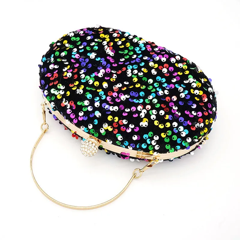 Donna Sequins Clutch Bag