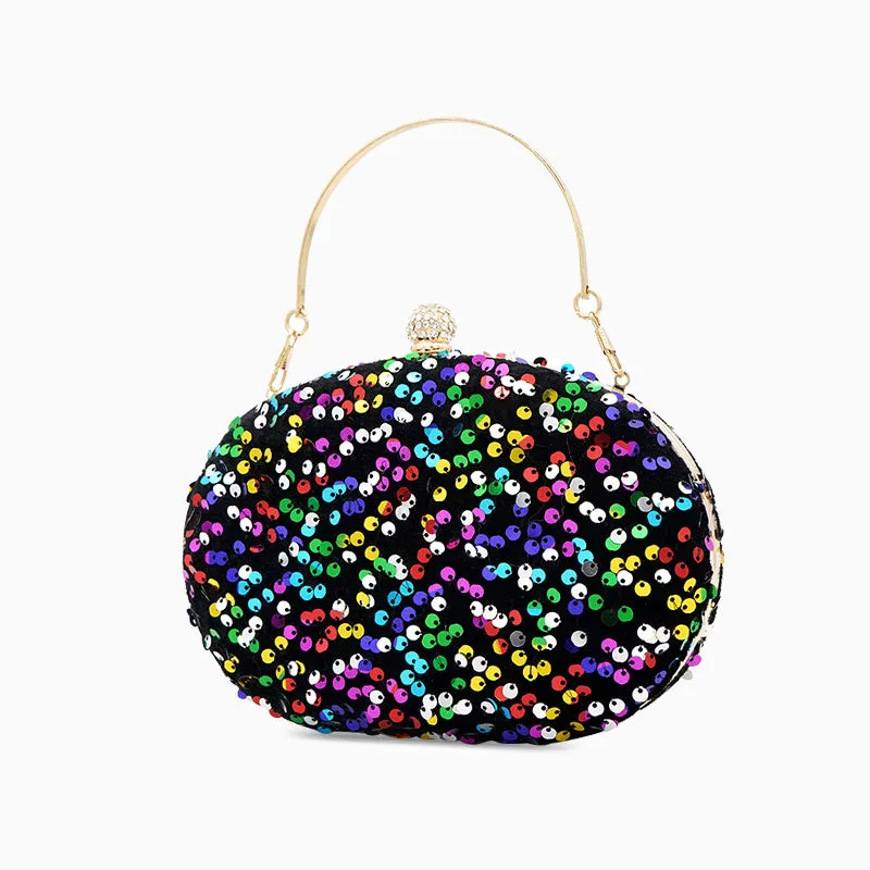 Donna Sequins Clutch Bag