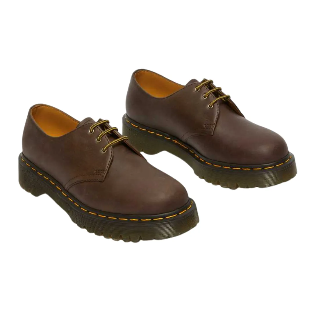 Dr. Martens 3 Eyelet Shoes - 1461 Bex 3 - Brown