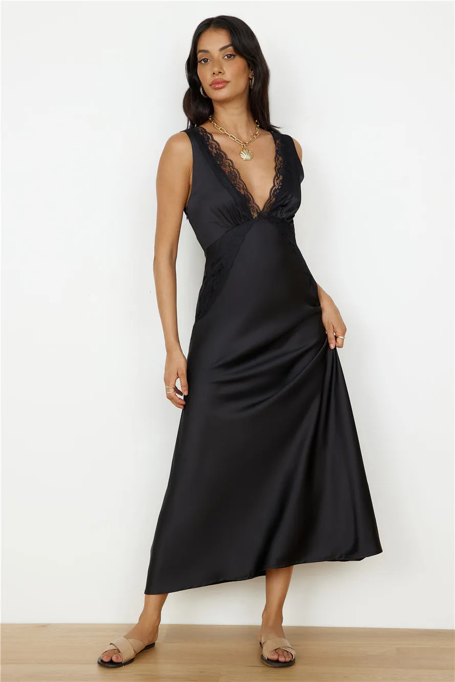 Dreaming Desire Maxi Dress Black