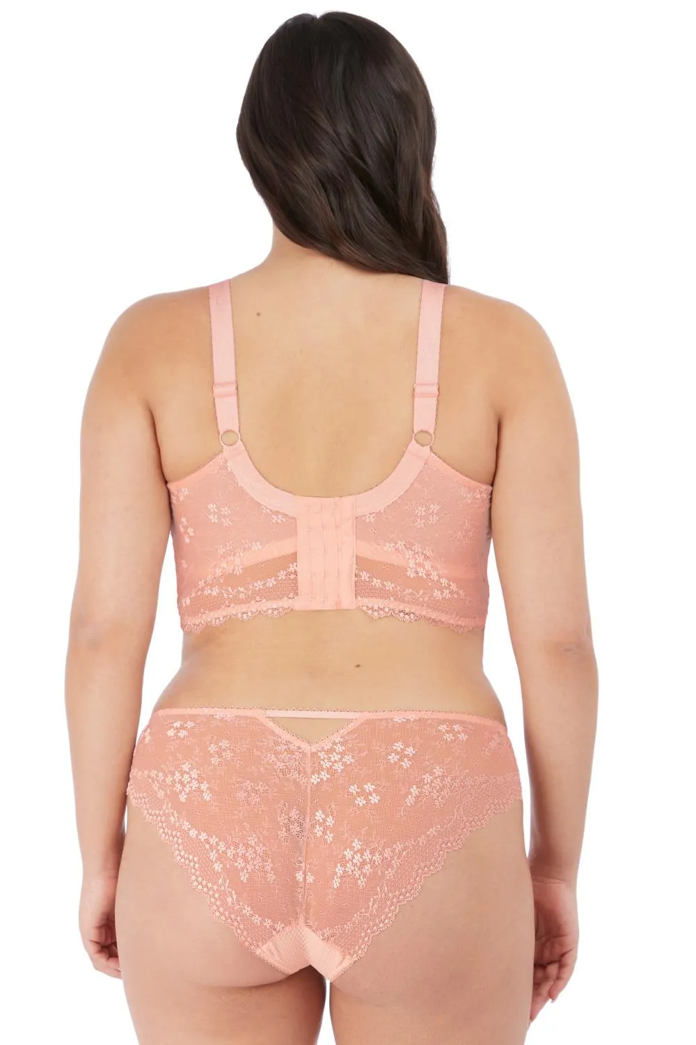 Elomi Charley Longline Lace Bralette, Ballet Pink (EL4381)