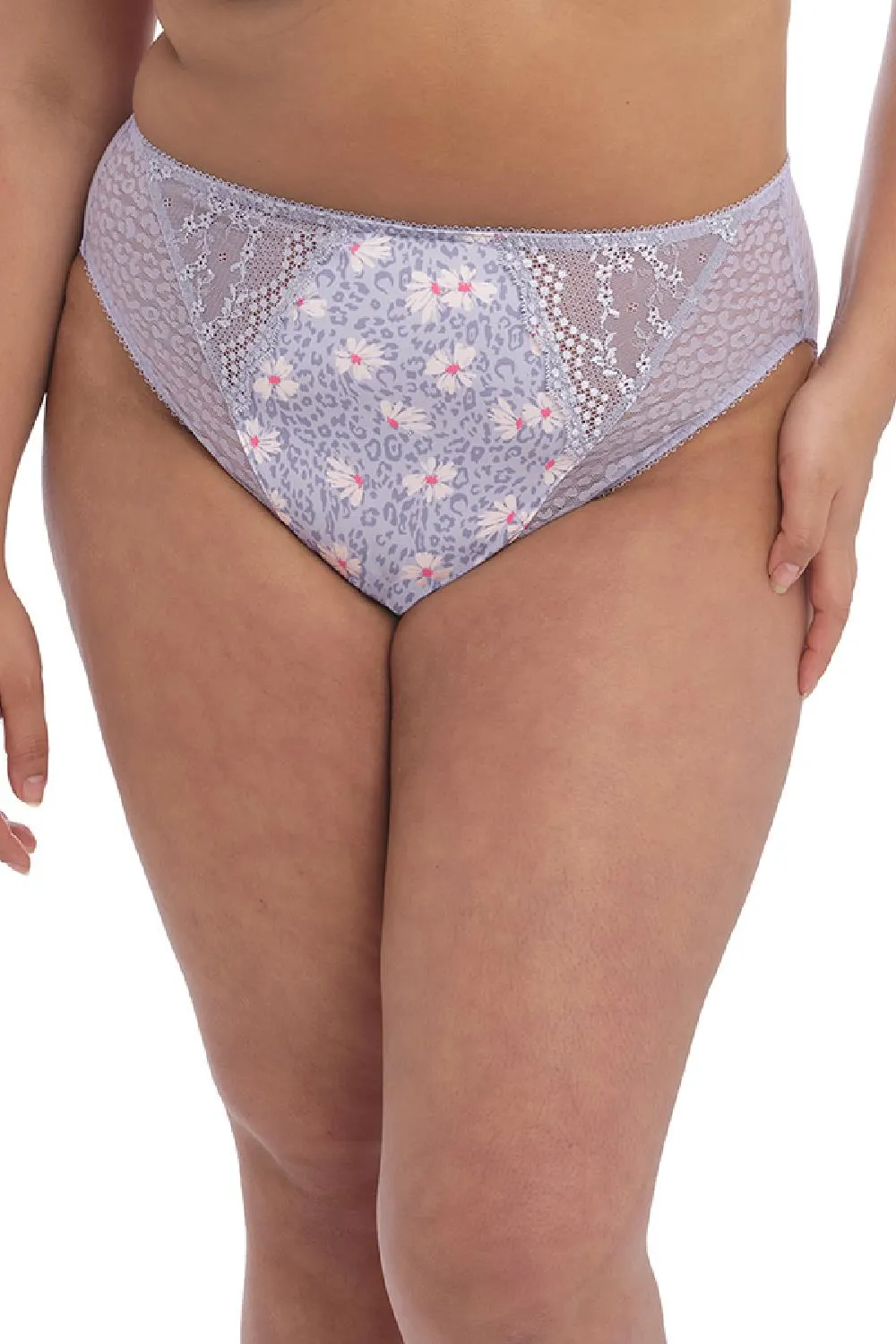 Elomi Lucie High Leg Brief, Aleutian (EL4496)