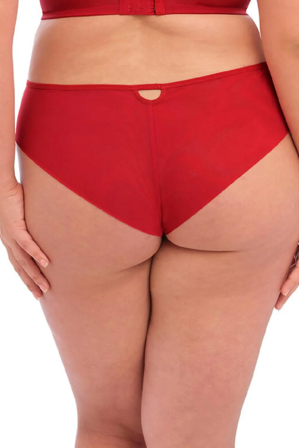 Elomi Priya Brazilian Brief, Haute Red (EL4557)