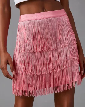 Erini Fringe Mini Skirt