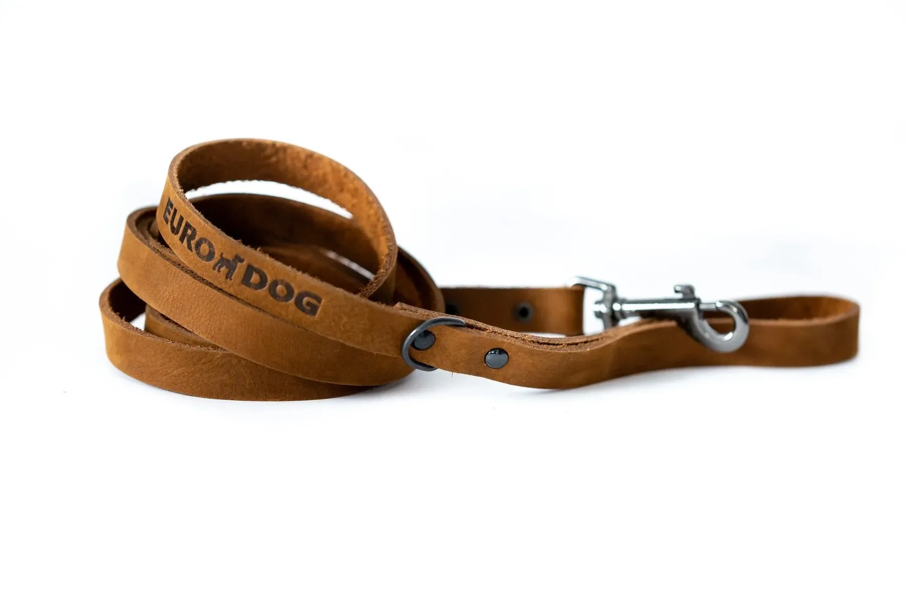 Eurodog Collars Soft Leather Sport Style Dog Leash