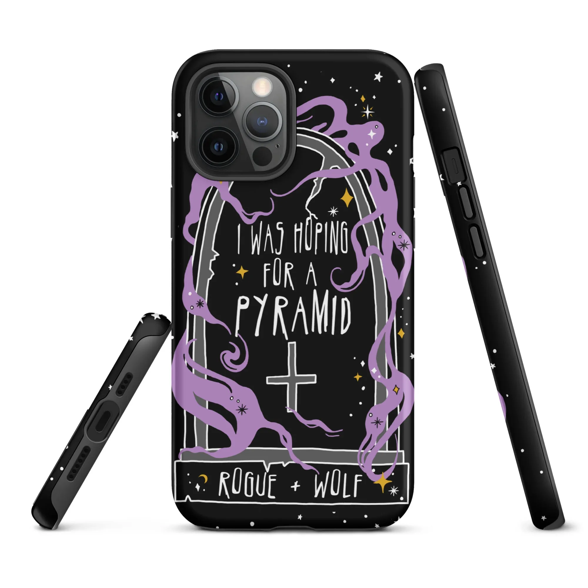 Expectation Vs Reality Shockproof iPhone Case - Witchy Goth Anti-scratch Phone Accessory Cover