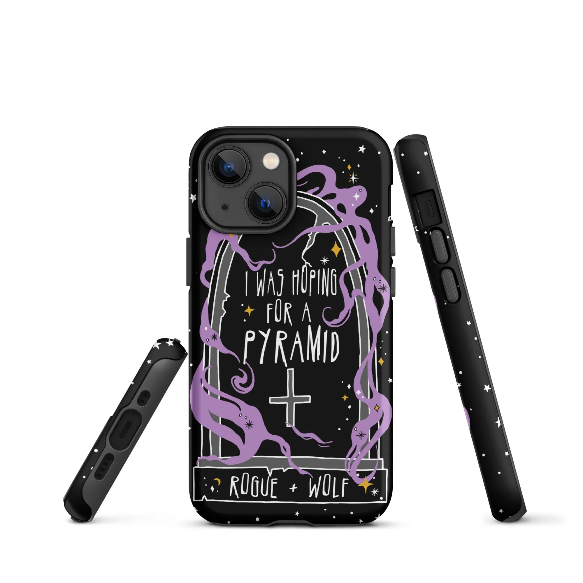 Expectation Vs Reality Shockproof iPhone Case - Witchy Goth Anti-scratch Phone Accessory Cover