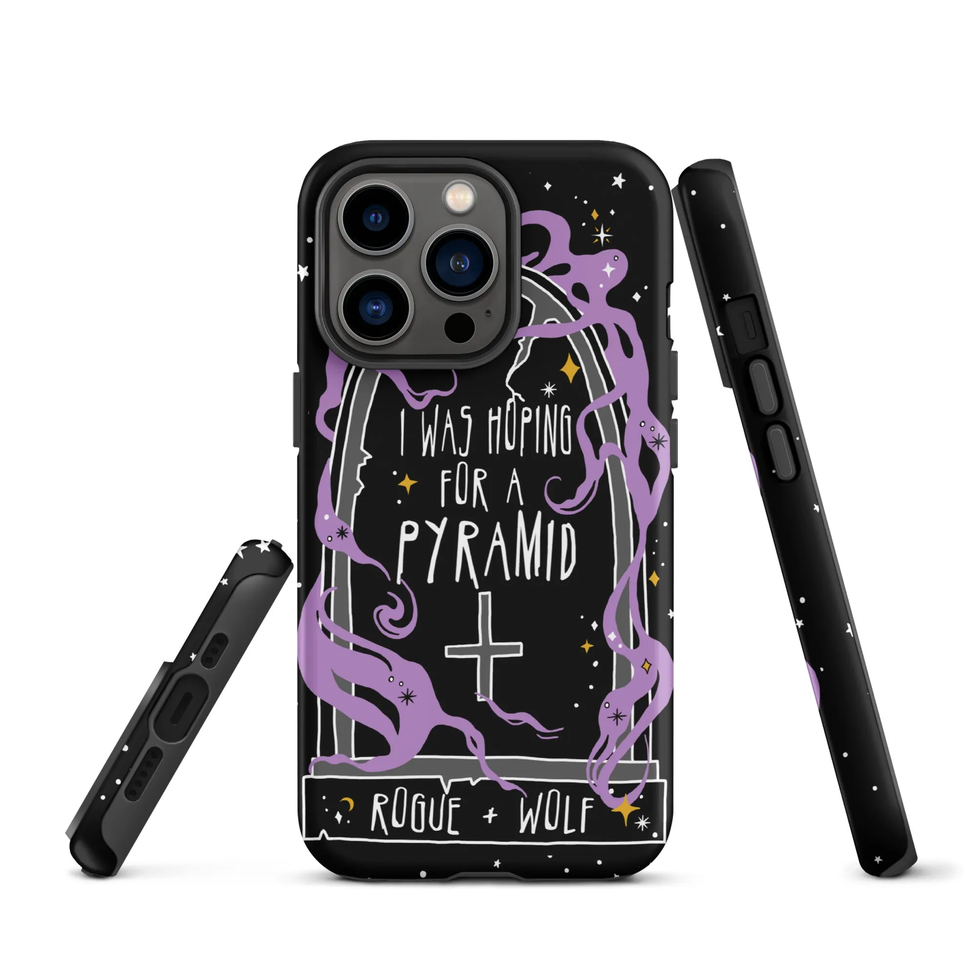 Expectation Vs Reality Shockproof iPhone Case - Witchy Goth Anti-scratch Phone Accessory Cover