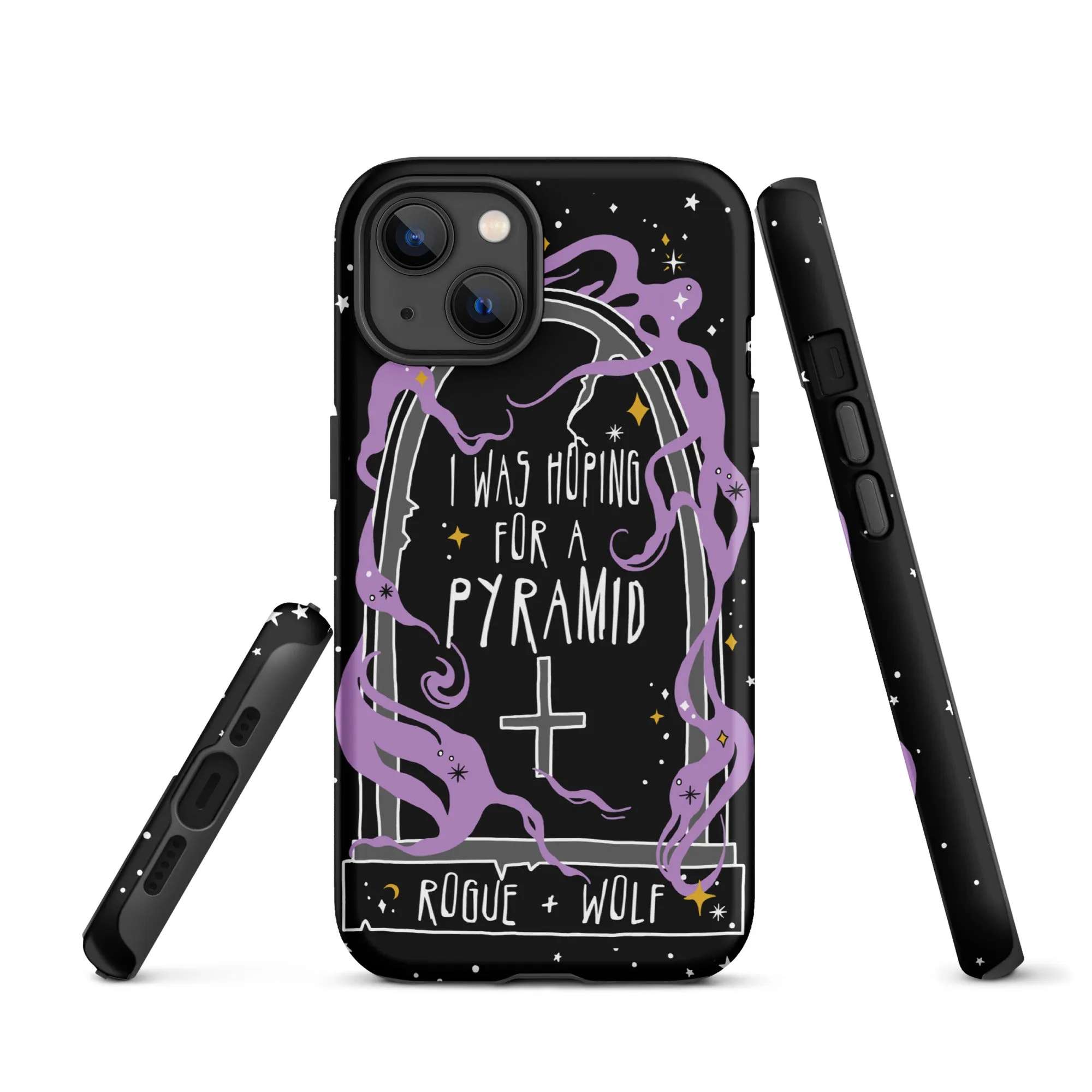 Expectation Vs Reality Shockproof iPhone Case - Witchy Goth Anti-scratch Phone Accessory Cover