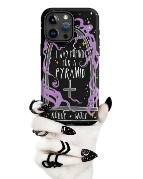 Expectation Vs Reality Shockproof iPhone Case - Witchy Goth Anti-scratch Phone Accessory Cover