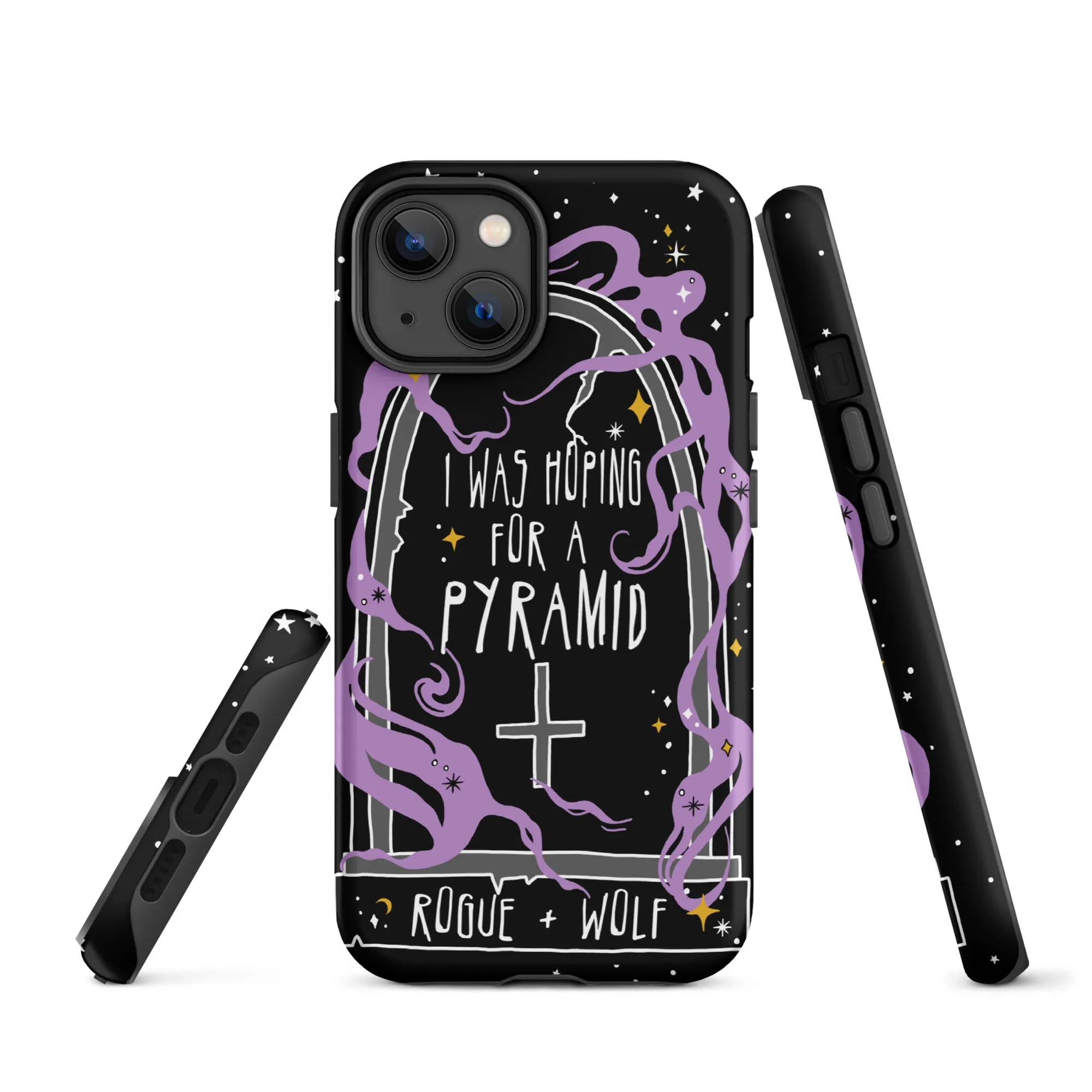 Expectation Vs Reality Shockproof iPhone Case - Witchy Goth Anti-scratch Phone Accessory Cover