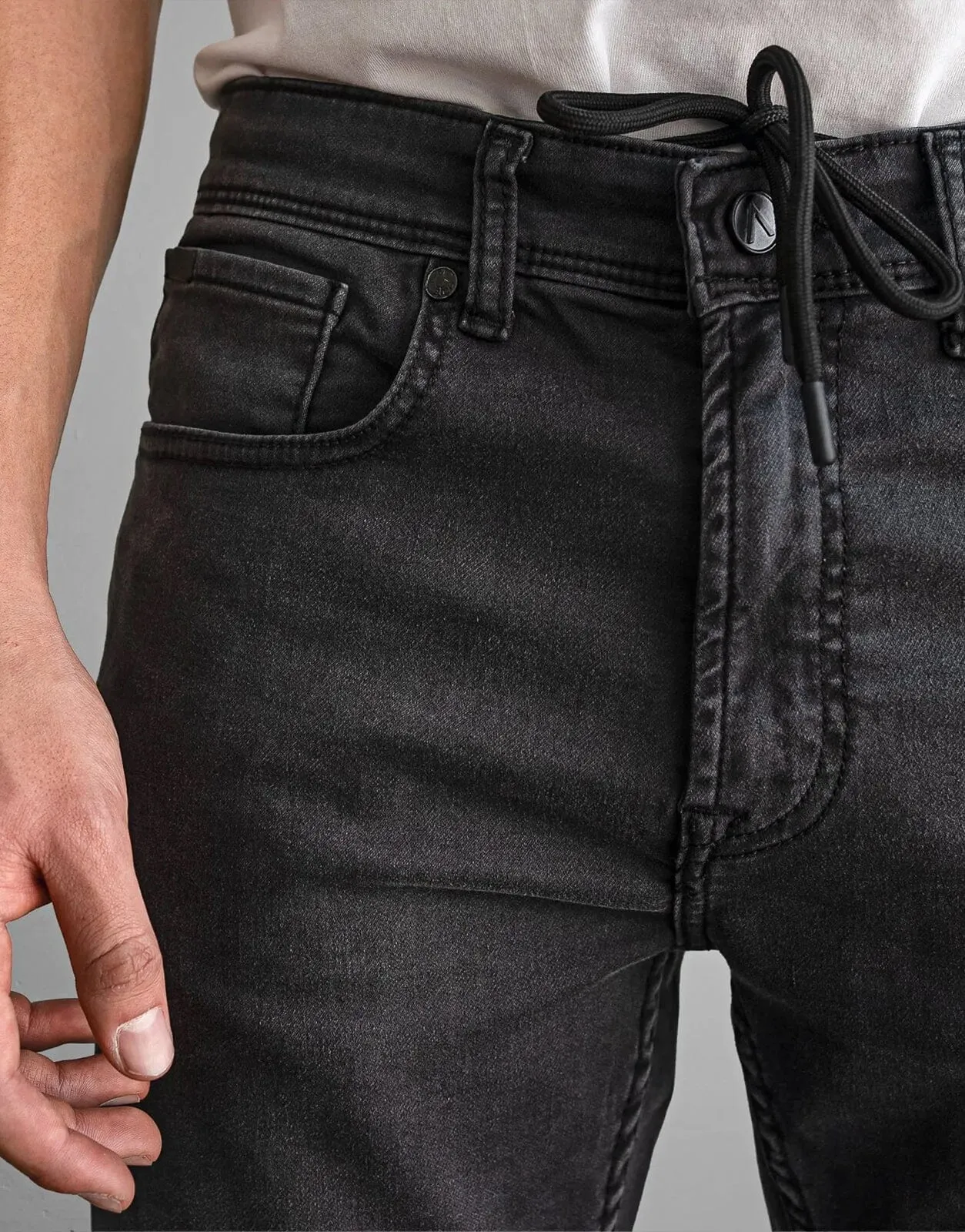 Fade Iconic Carbon Charcoal Jeans