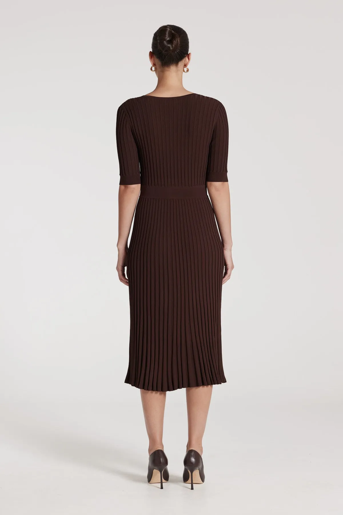 Florence Knit Dress - Nutmeg