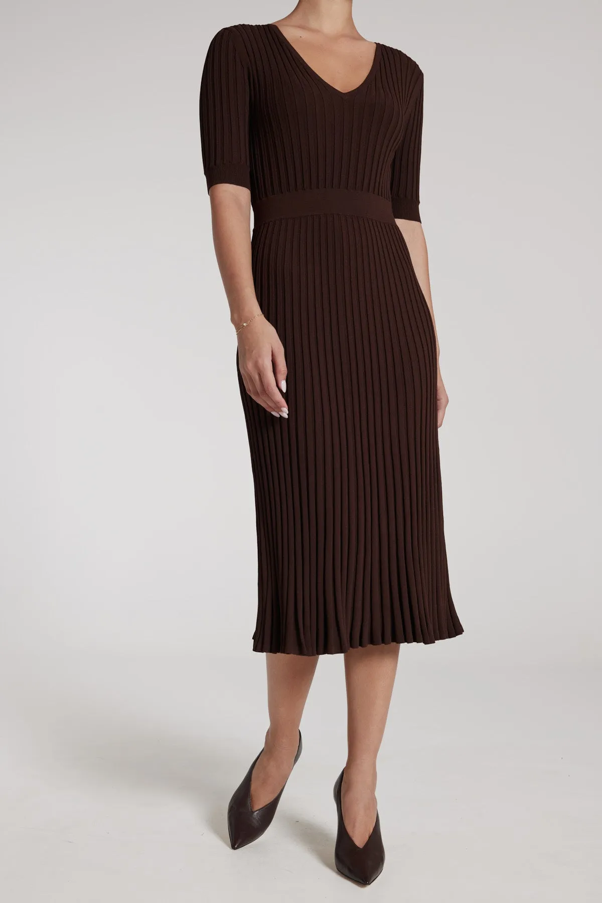 Florence Knit Dress - Nutmeg