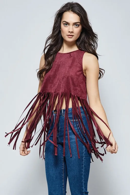 Fringe Crop Top