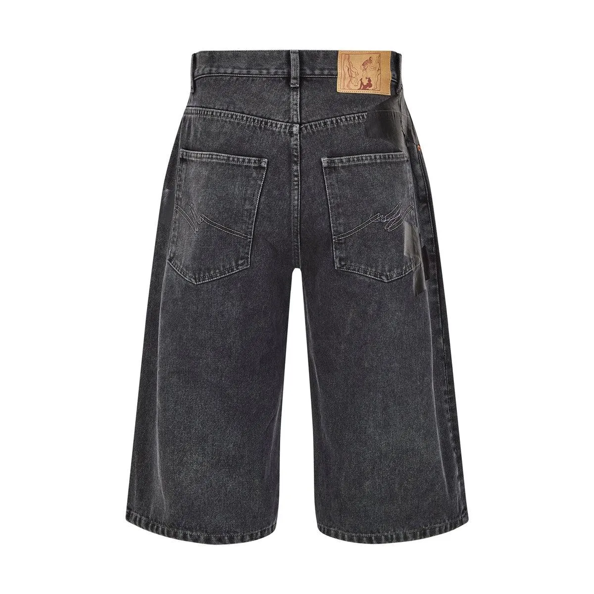 Gaffer Tape Jean Shorts 'Black Wash'