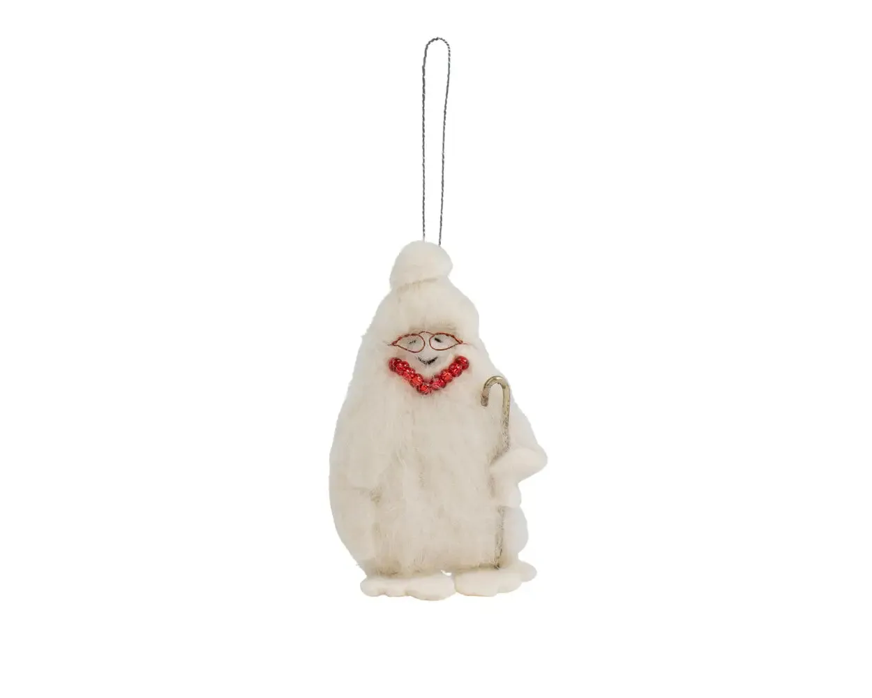 Grandma Yeti Ornament