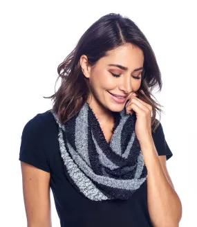 Infinity Alpaca Scarf - Boucle - Charcoal