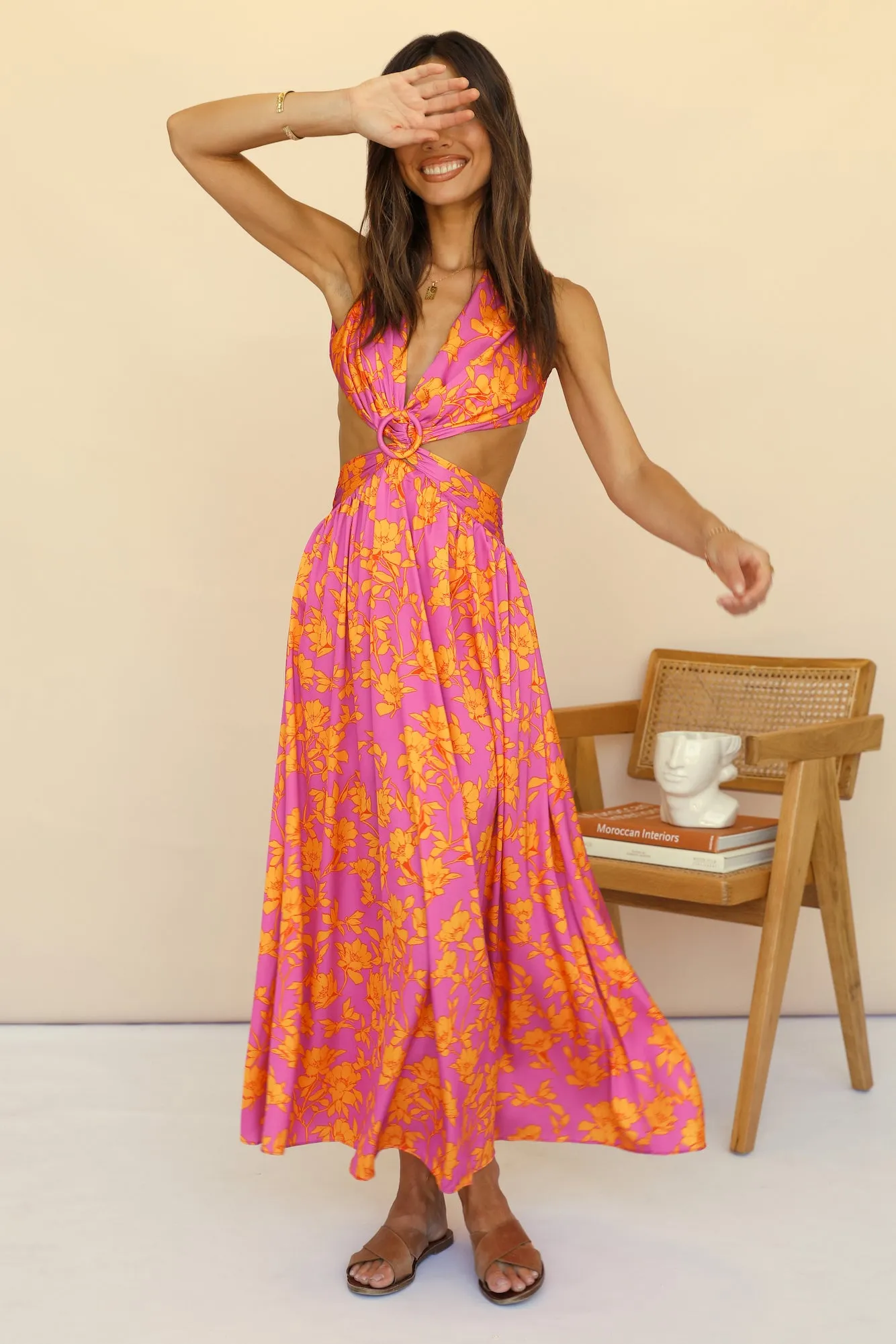 Kisses In The Sunset Maxi Dress