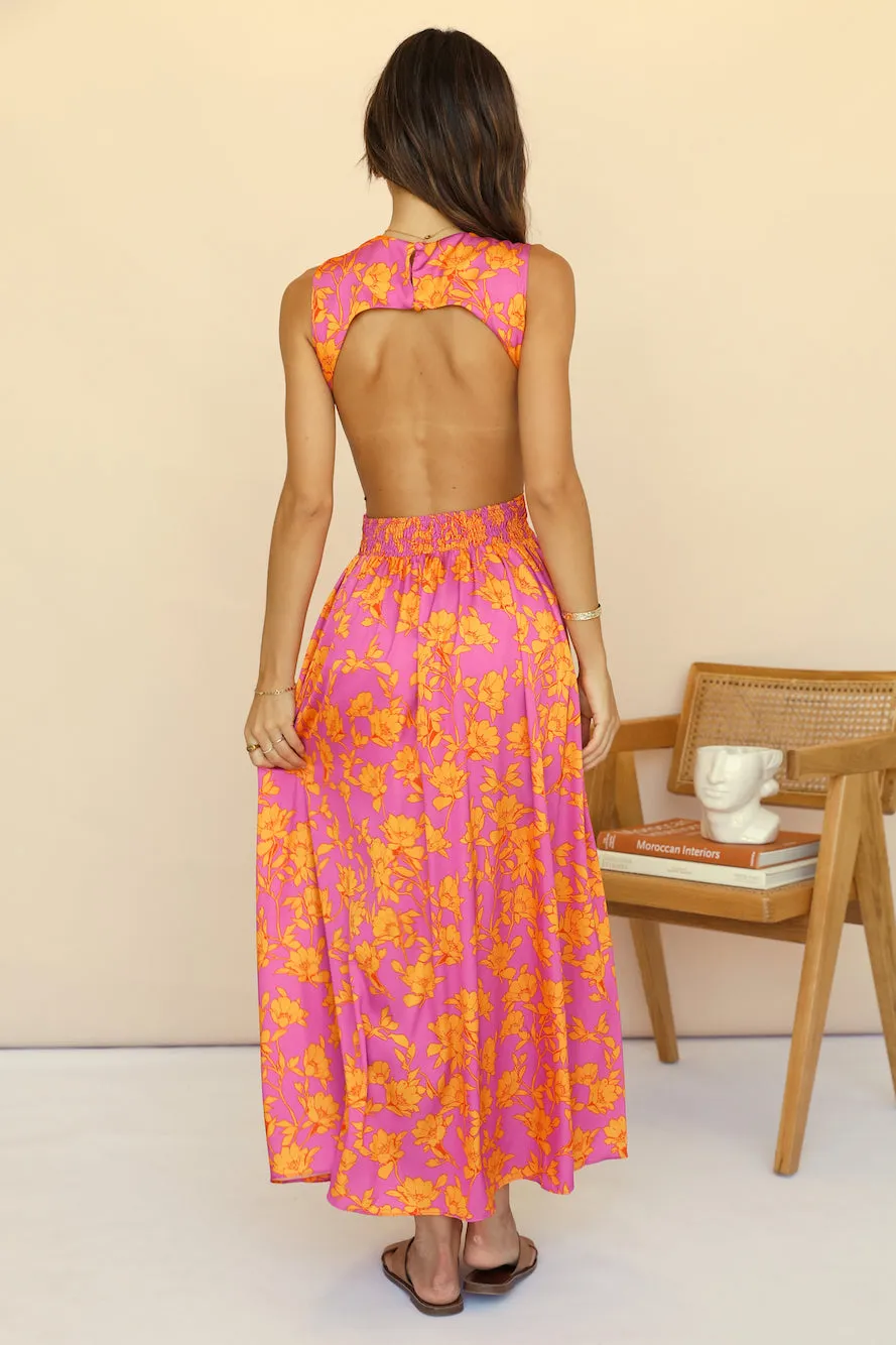 Kisses In The Sunset Maxi Dress