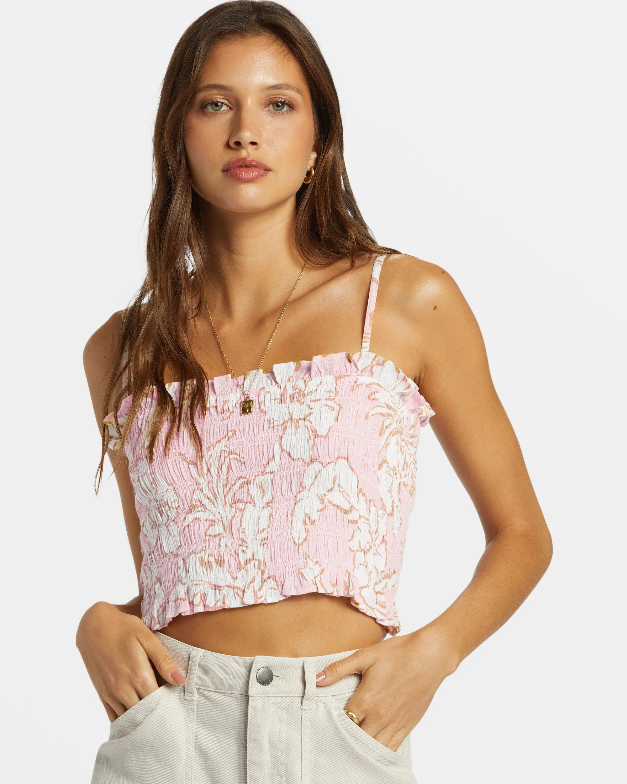 Last Rays Crop Top - Feelin Peachy