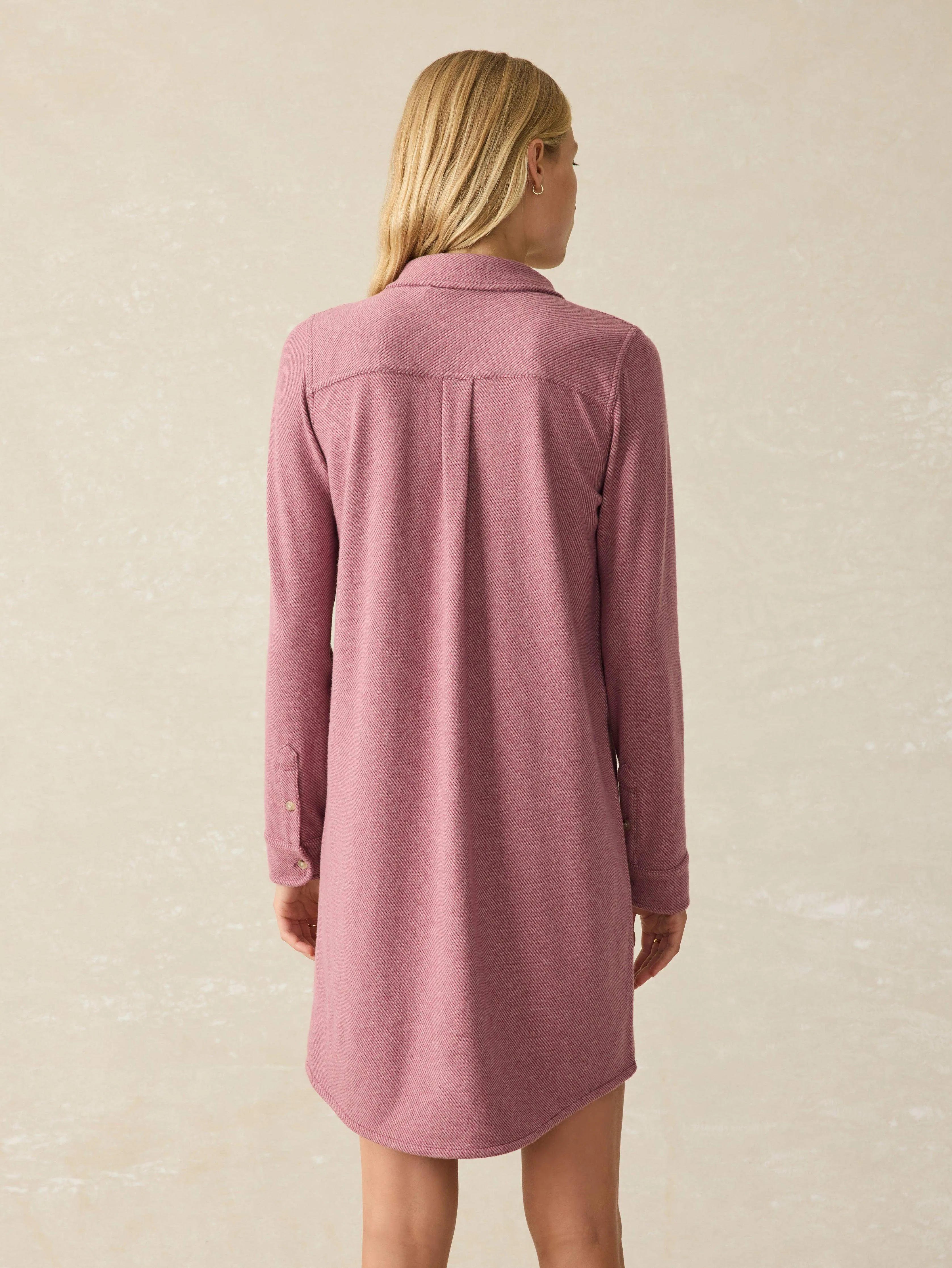 Legend Sweater Dress - Rose Twill