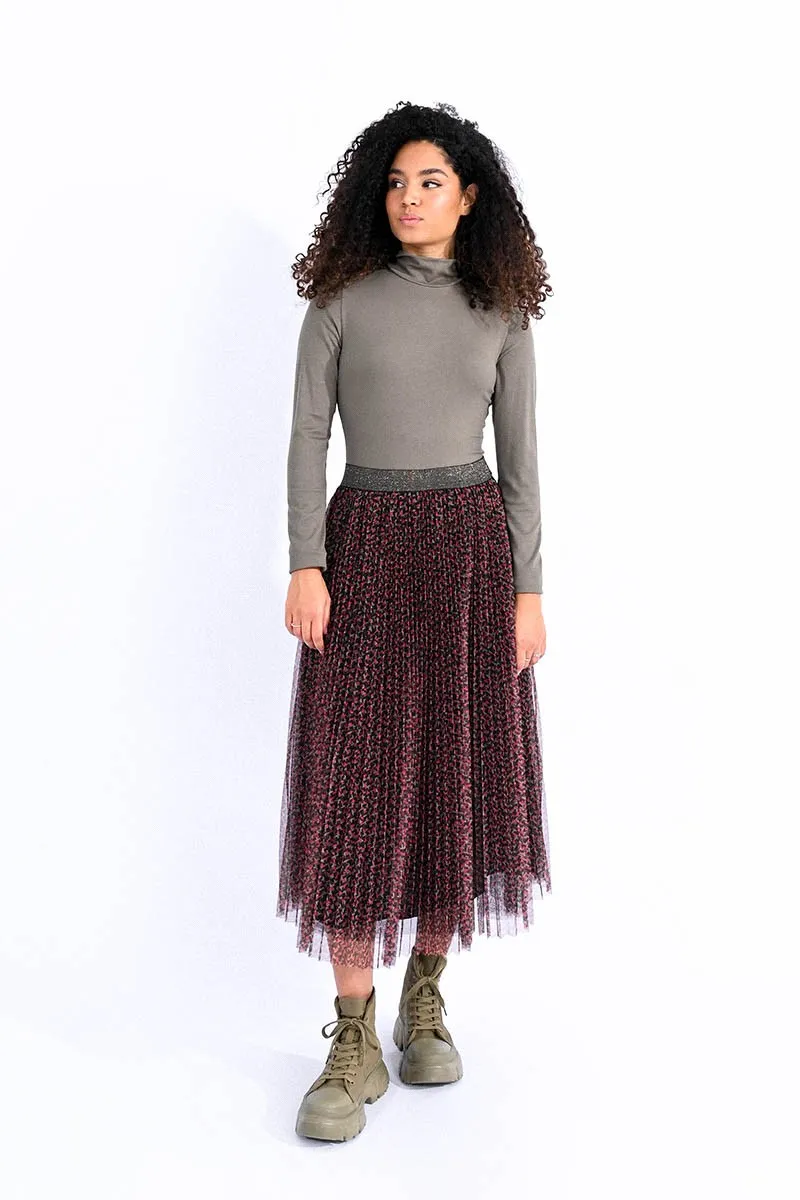 Lili Sidonio Midi Tulle Skirt