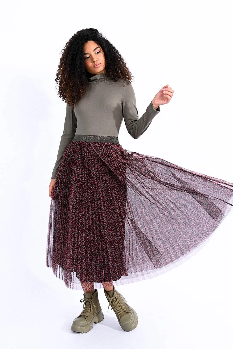 Lili Sidonio Midi Tulle Skirt