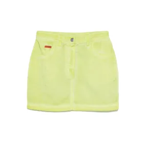 Martine Rose Classic Bomber Skirt Green Lime